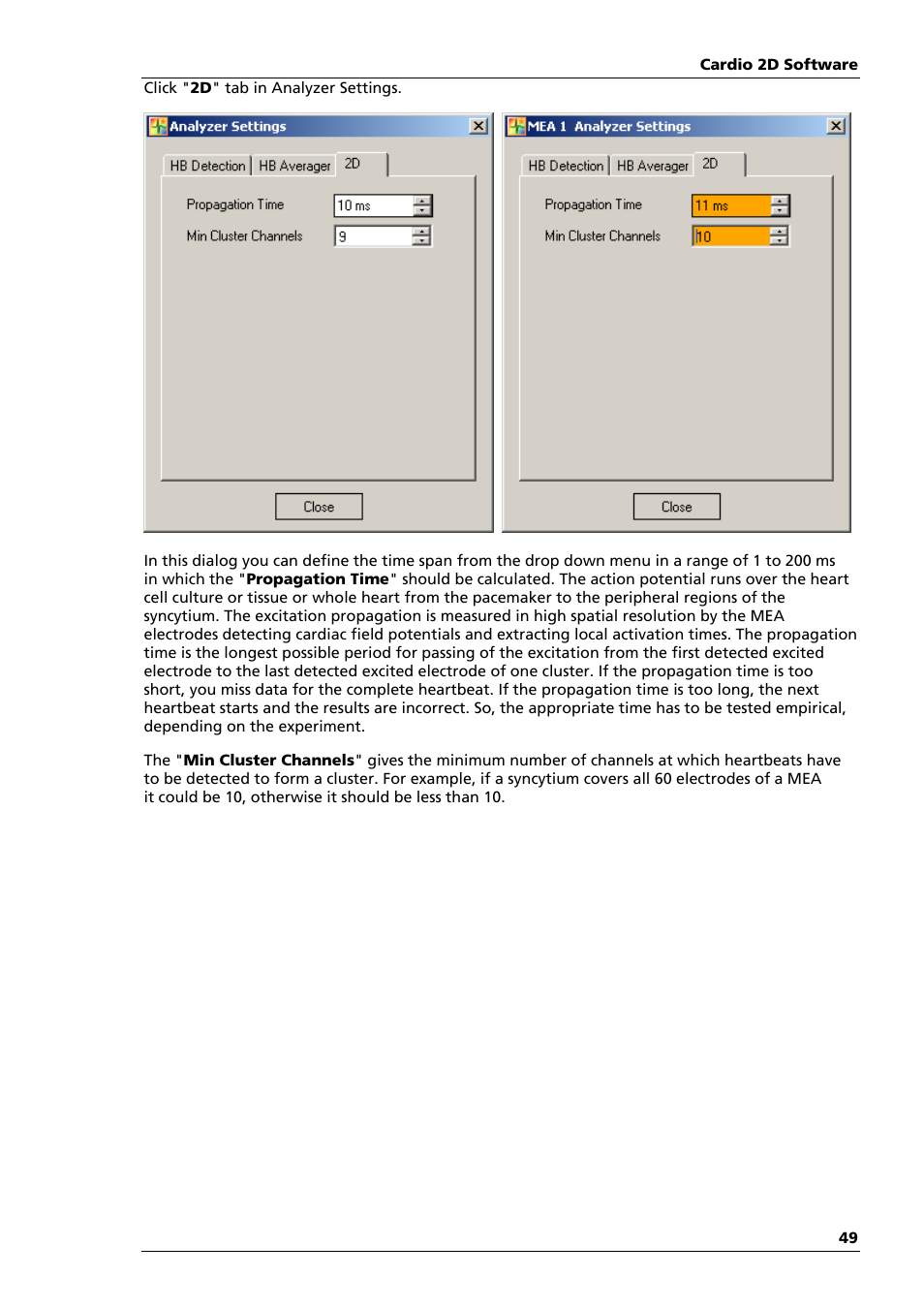 Multichannel Systems Cardio2D Manual User Manual | Page 53 / 123