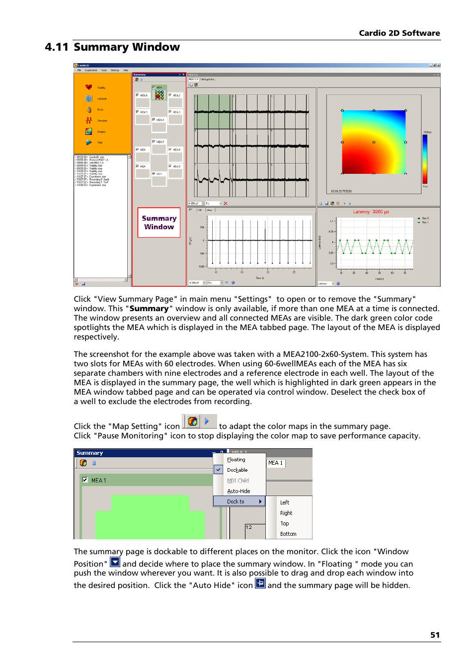 11 summary window | Multichannel Systems Cardio2D Manual User Manual | Page 55 / 123