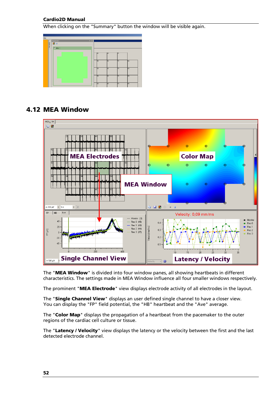 12 mea window | Multichannel Systems Cardio2D Manual User Manual | Page 56 / 123