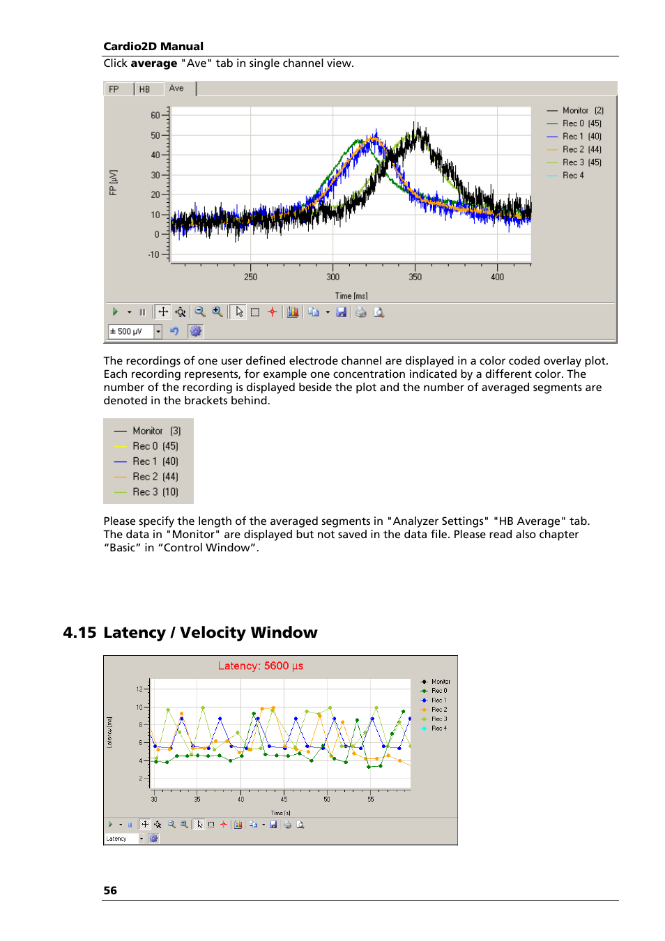 15 latency / velocity window | Multichannel Systems Cardio2D Manual User Manual | Page 60 / 123