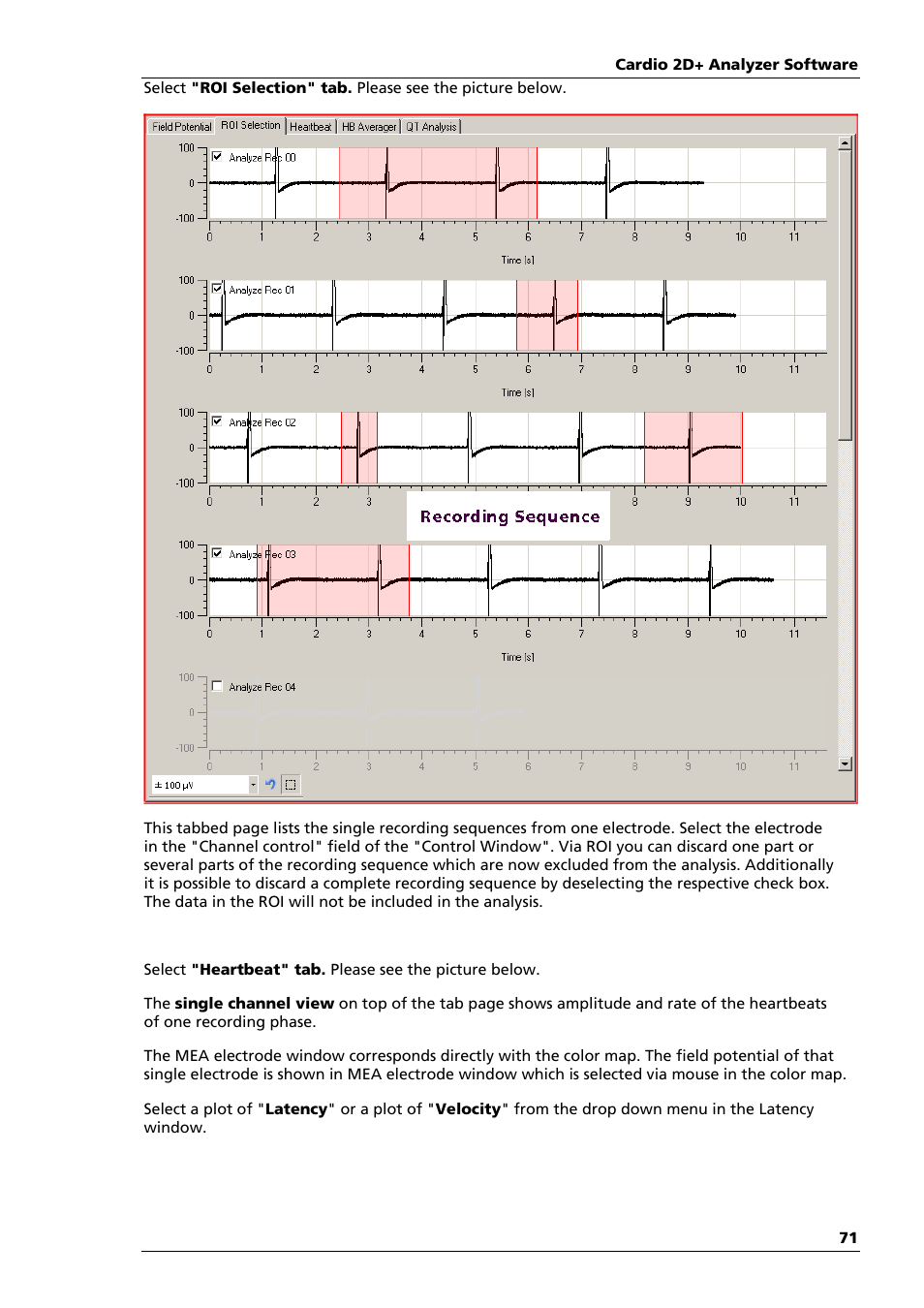 Multichannel Systems Cardio2D Manual User Manual | Page 75 / 123