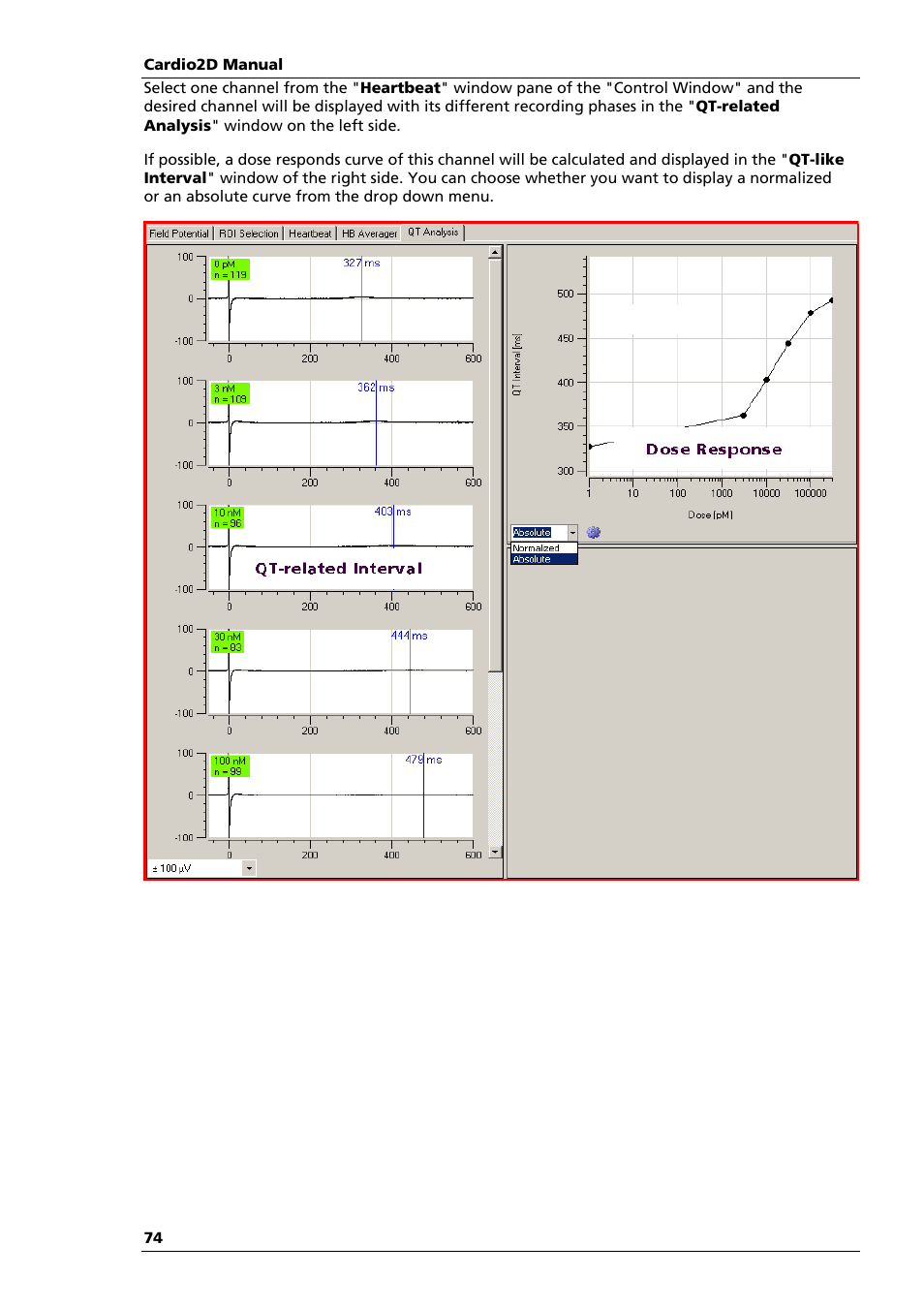 Multichannel Systems Cardio2D Manual User Manual | Page 78 / 123