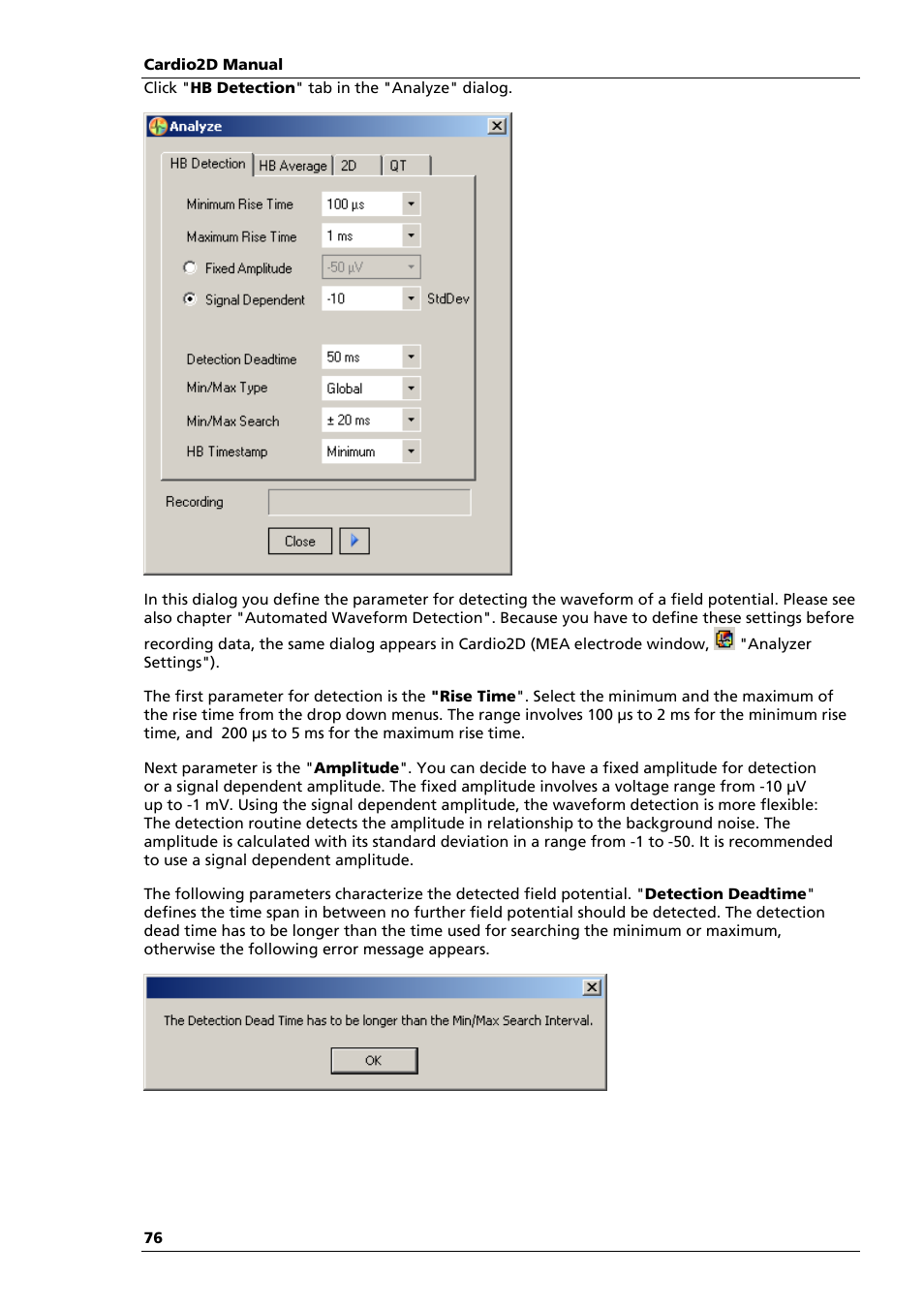 Multichannel Systems Cardio2D Manual User Manual | Page 80 / 123