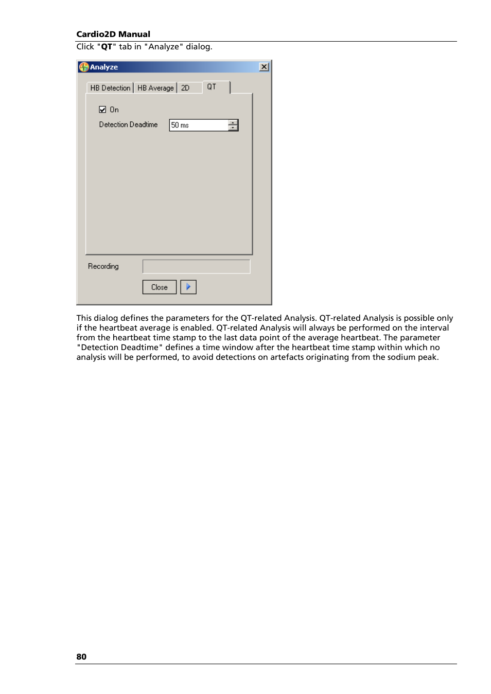 Multichannel Systems Cardio2D Manual User Manual | Page 84 / 123