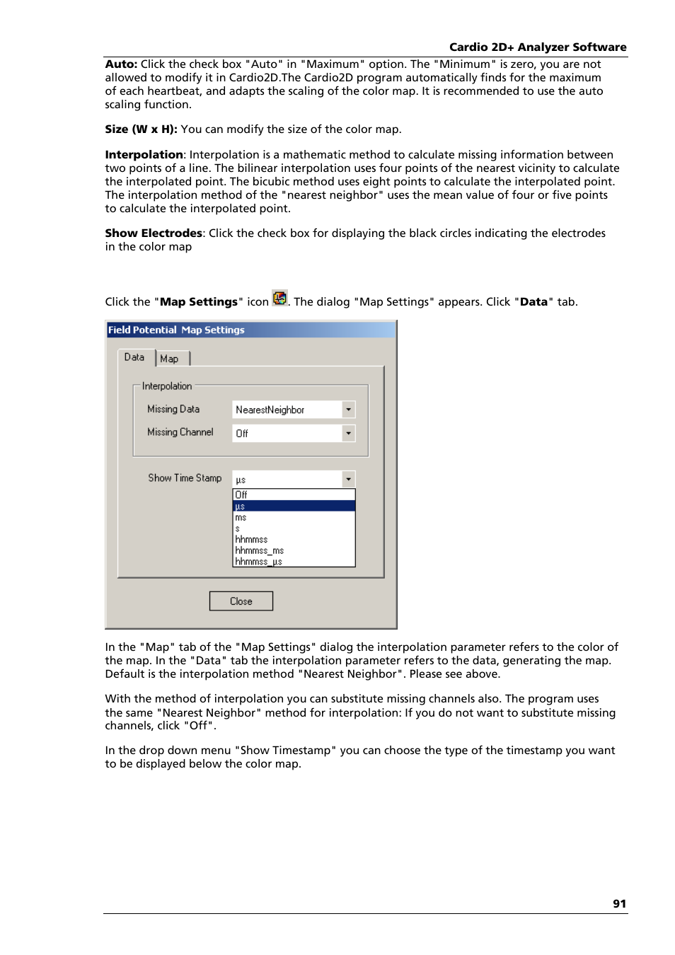 Multichannel Systems Cardio2D Manual User Manual | Page 95 / 123