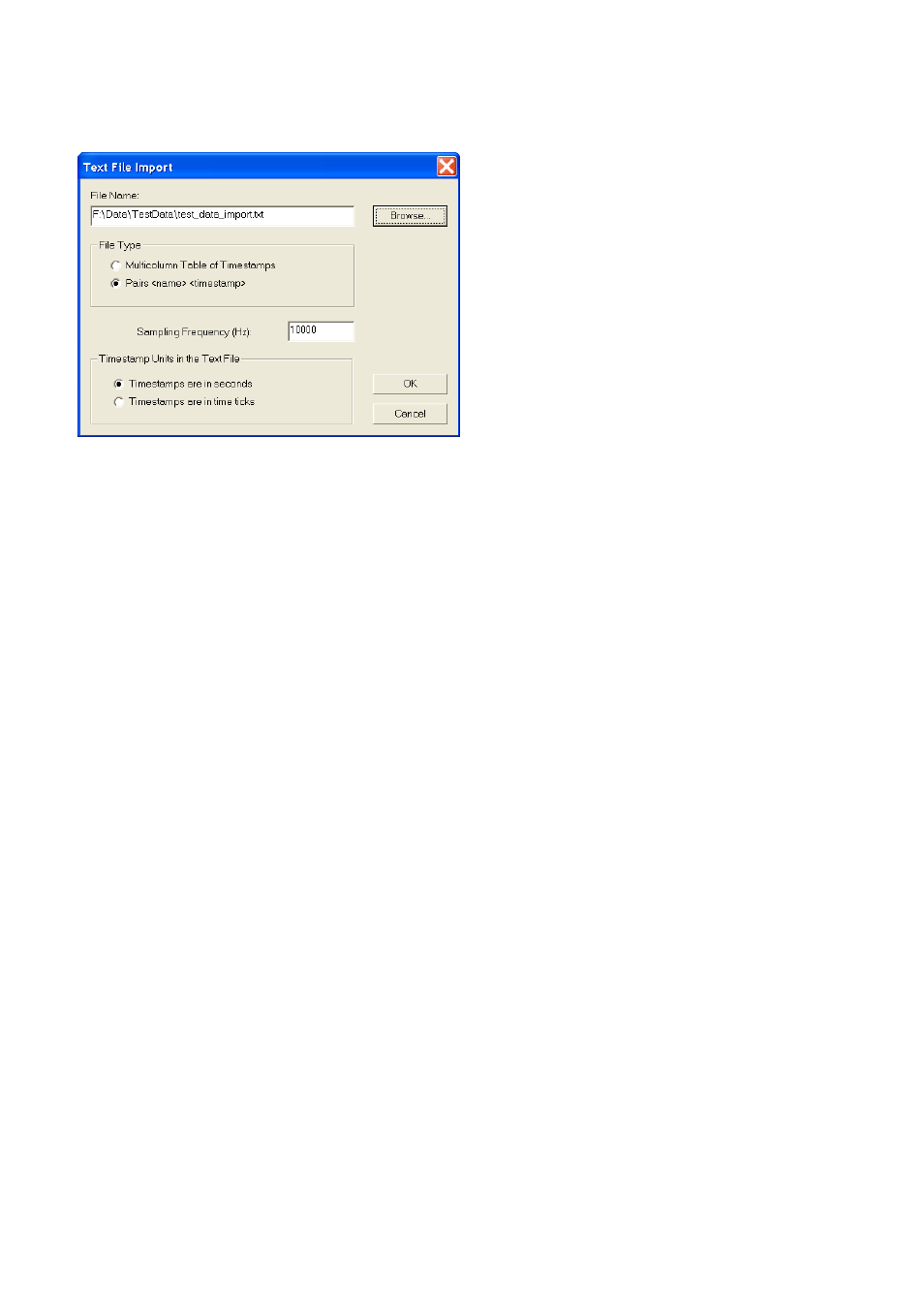 Importing data from text files | Multichannel Systems NeuroExplorer User Manual | Page 21 / 373