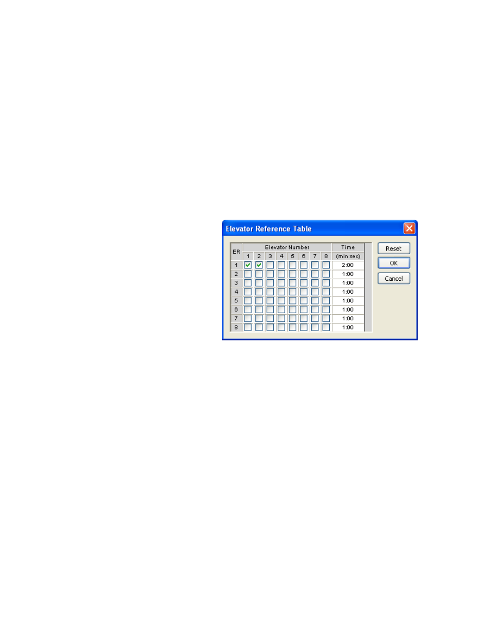 3 elevator reference, 1 program the elevator reference (er) table | DoorKing Remote Account Manager User Manual | Page 54 / 84