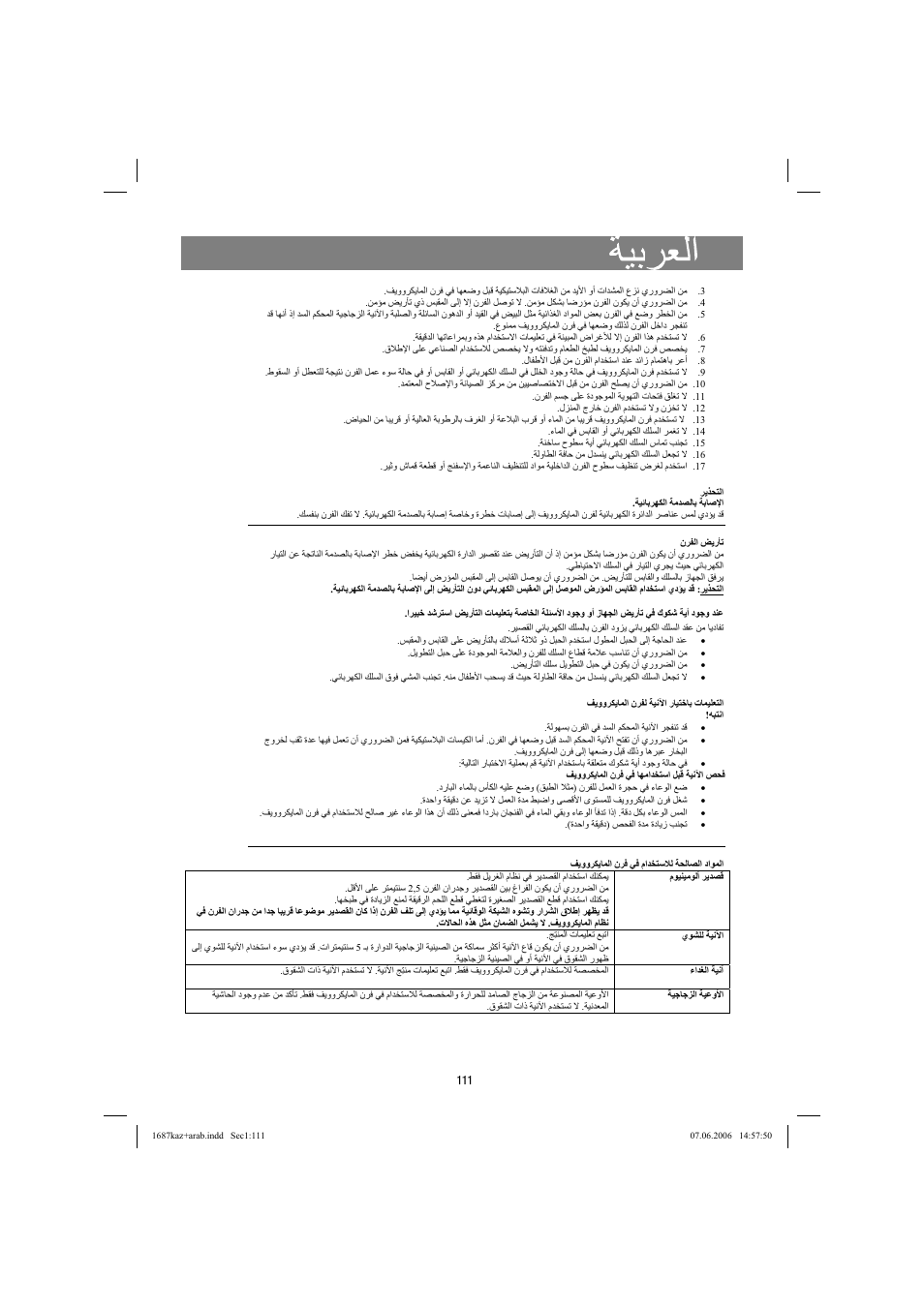 Vitek VT-1687 Lacerta User Manual | Page 111 / 120