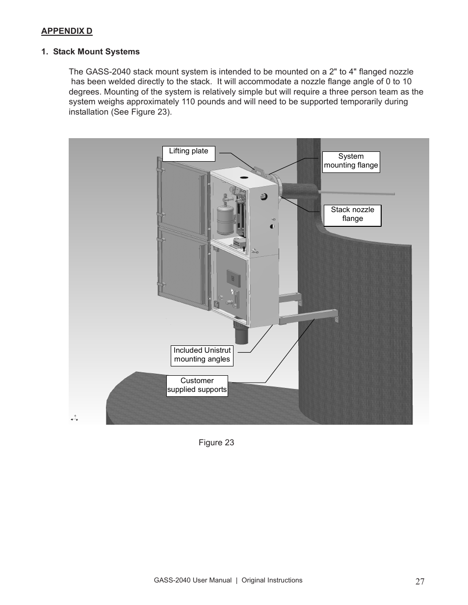 Perma Pure GASS-2040 User Manual | Page 27 / 29