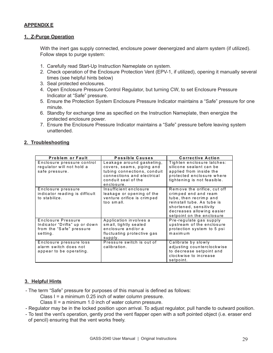 Perma Pure GASS-2040 User Manual | Page 29 / 29