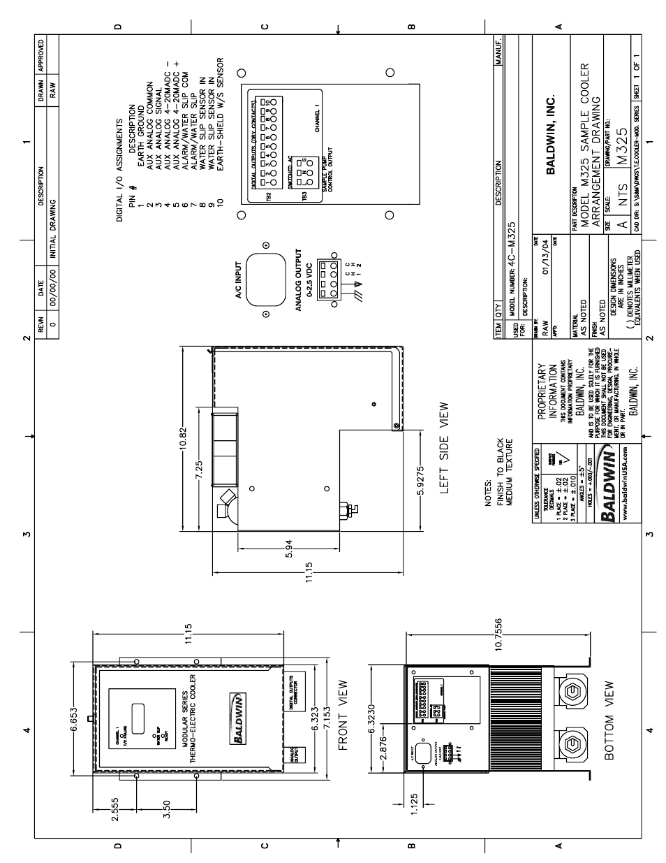 Perma Pure Baldwin-Series M325 User Manual | Page 20 / 45