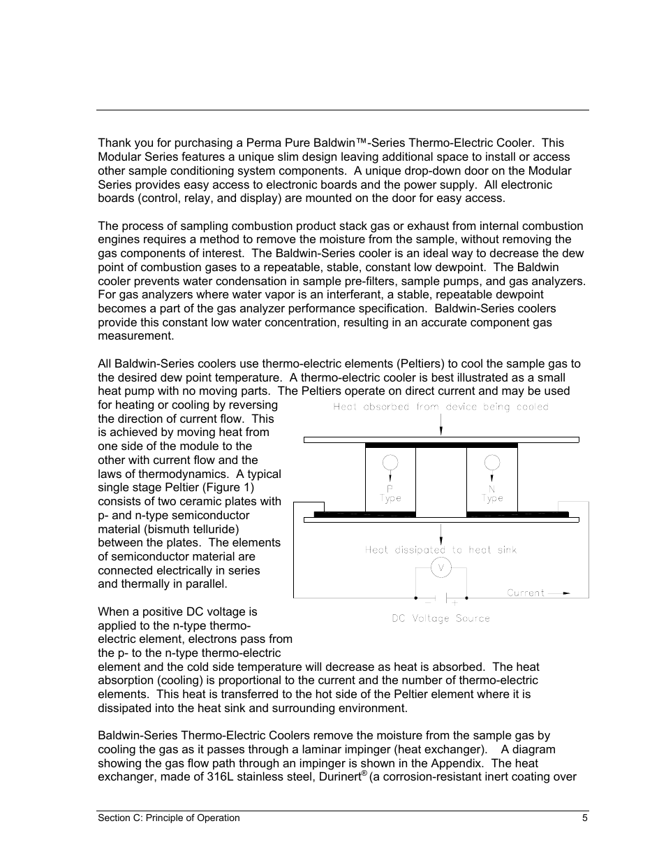 Perma Pure Baldwin-Series M325 User Manual | Page 5 / 45