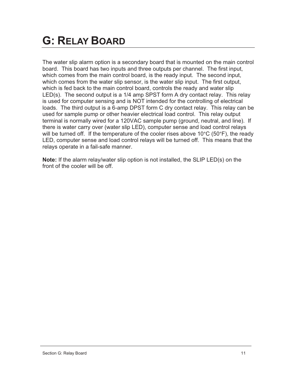 G: r, Elay, Oard | Perma Pure Baldwin-Series 10410 User Manual | Page 11 / 36