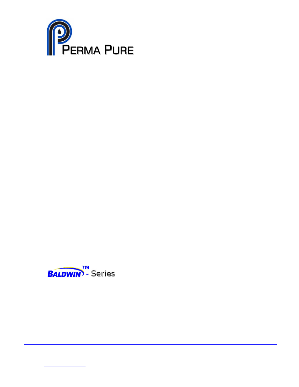 Perma Pure Baldwin-Series MP5400 User Manual | 26 pages