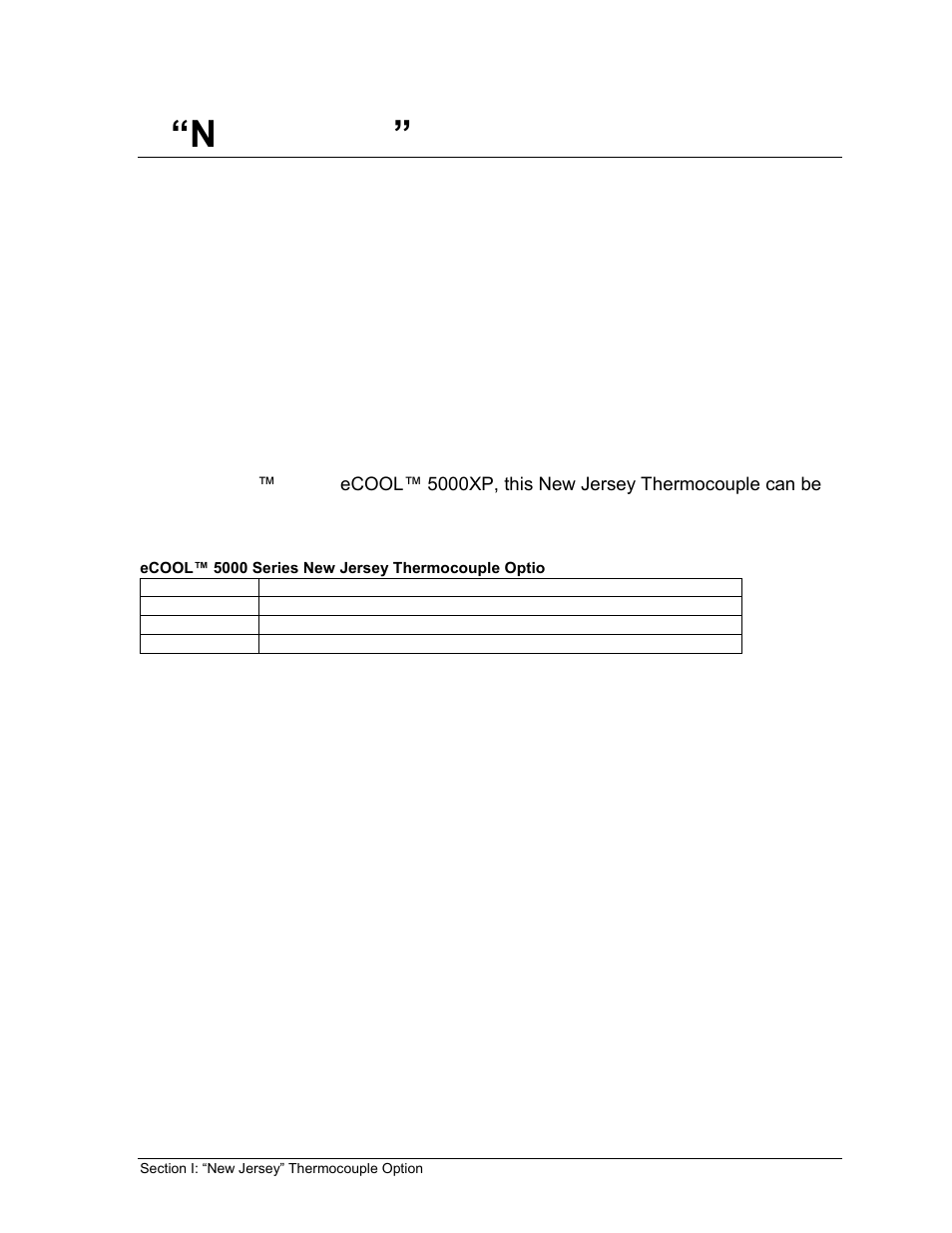 I: “new jersey” thermocouple option, Ersey, Hermocouple | Ption | Perma Pure eCOOL 5000XP Series User Manual | Page 17 / 22