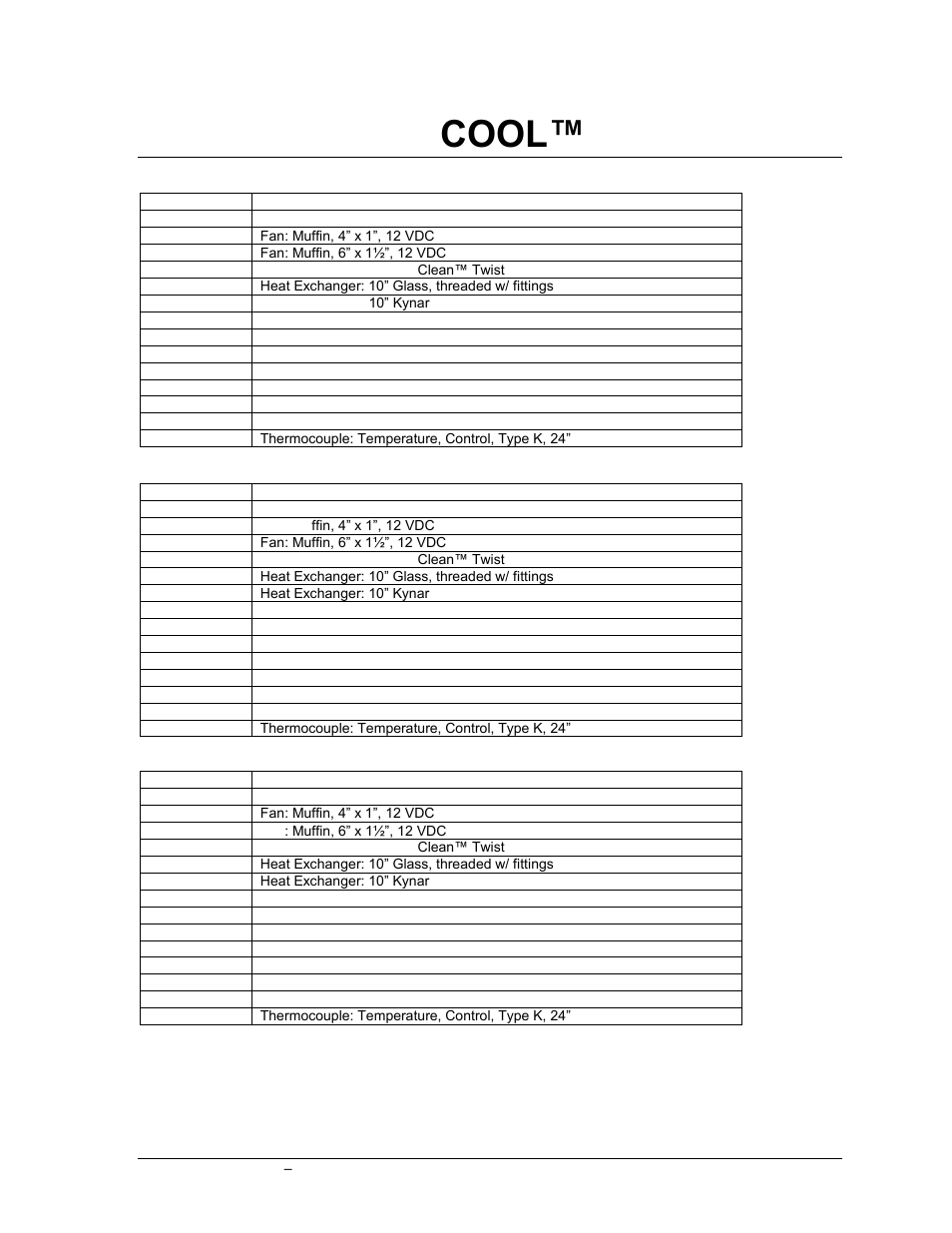 Ecool, 5000xp, Pare | Arts | Perma Pure eCOOL 5000XP Series User Manual | Page 21 / 22