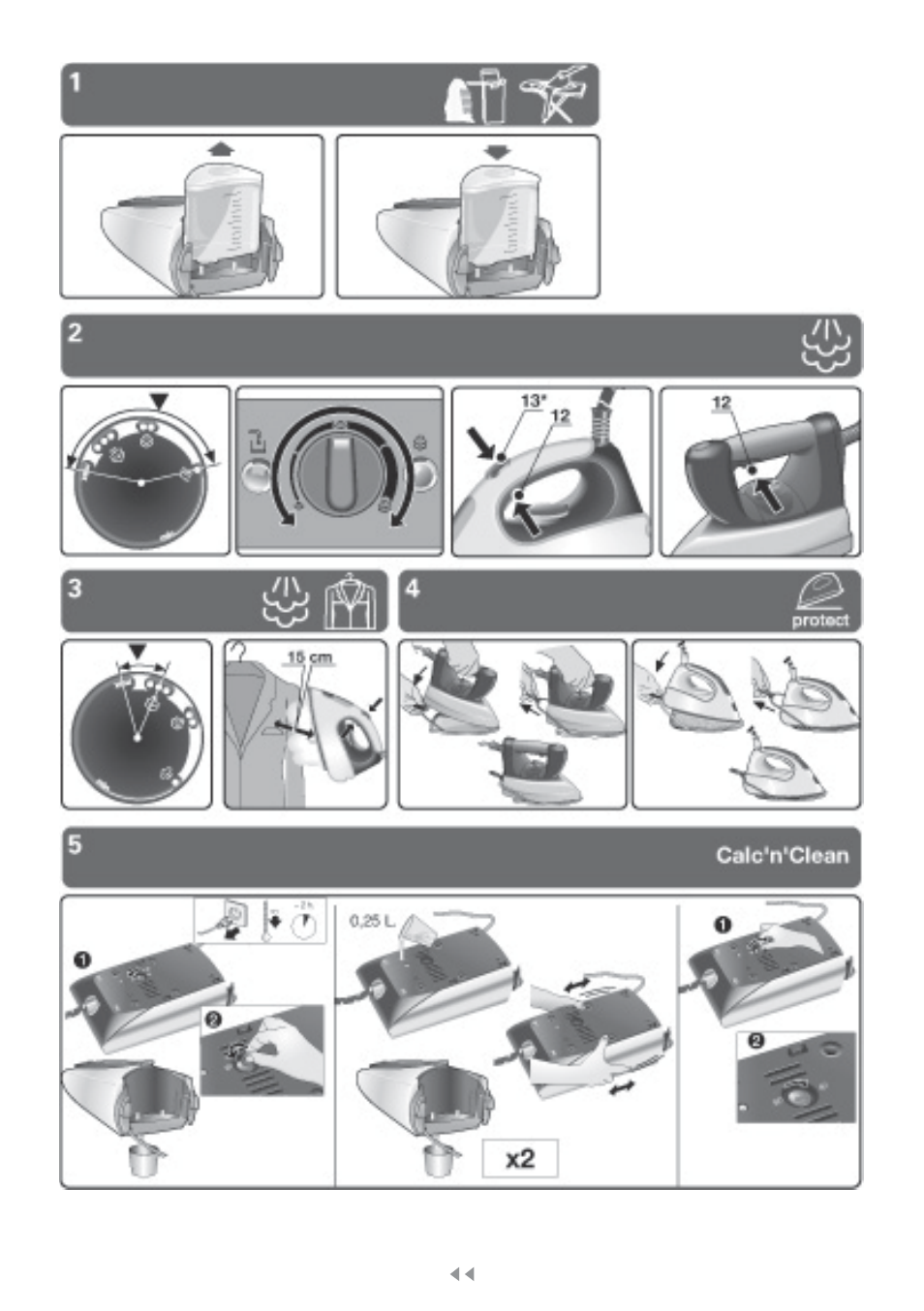 Designs 1-2-3-4-5 | Bosch TDS3560 schwarz schwarz Dampfstation Sensixx B35L power User Manual | Page 3 / 158