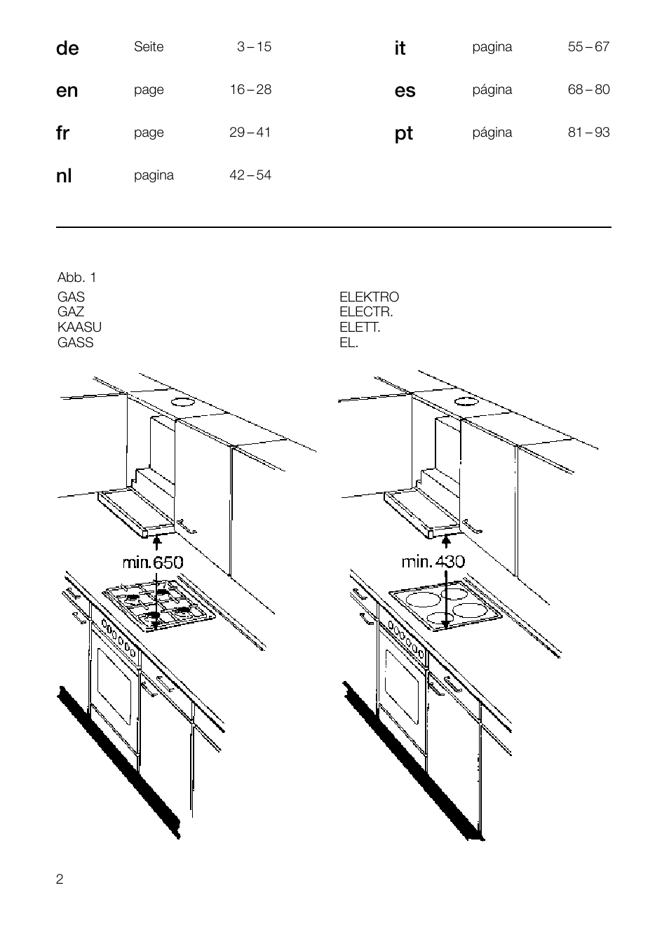 Bosch DHI655FX grau-metallic Flachschirmhaube 60 cm User Manual | Page 2 / 100