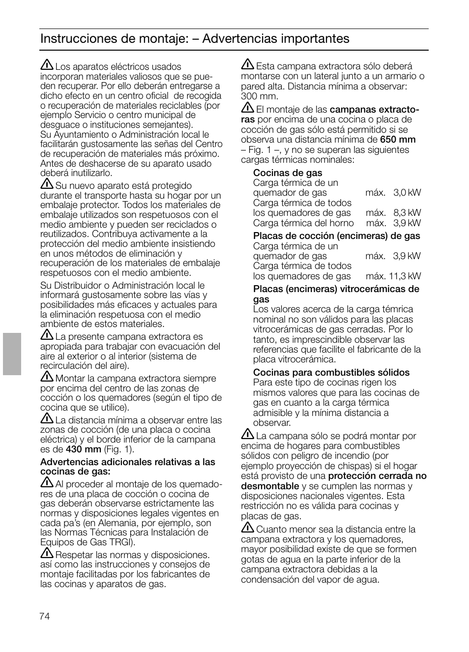 Bosch DHI655FX grau-metallic Flachschirmhaube 60 cm User Manual | Page 74 / 100