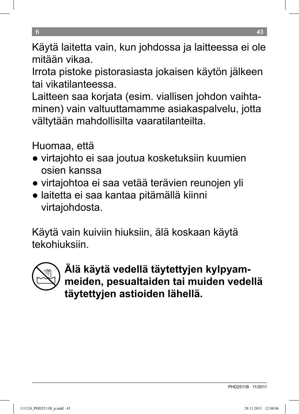 Bosch PHD2511 Haartrockner StarShine DryStyle User Manual | Page 45 / 100