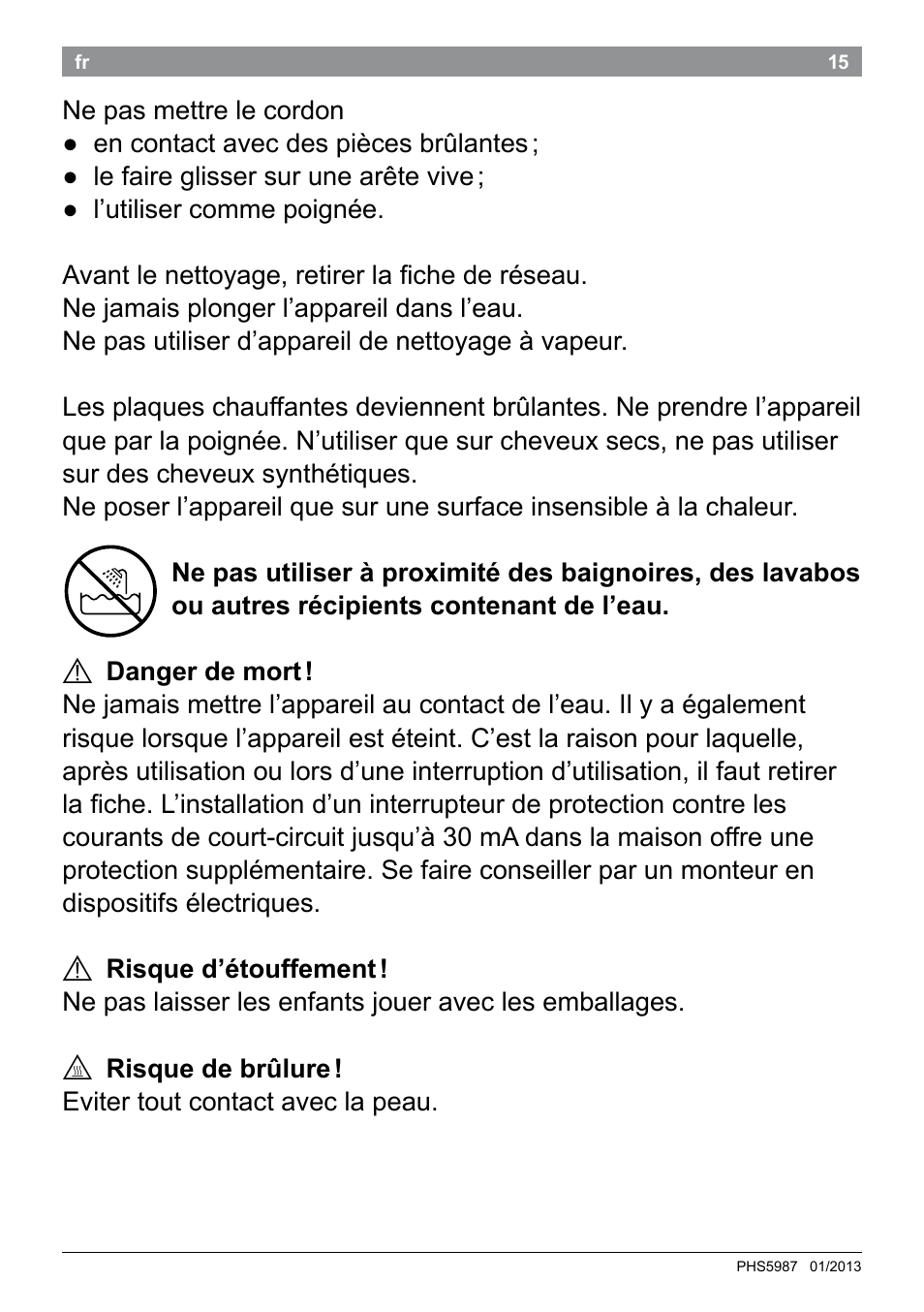 Bosch PHS5987S Keratin Advance Haarglätter SYOSS Glanzversiegelungs-Fluid User Manual | Page 19 / 132