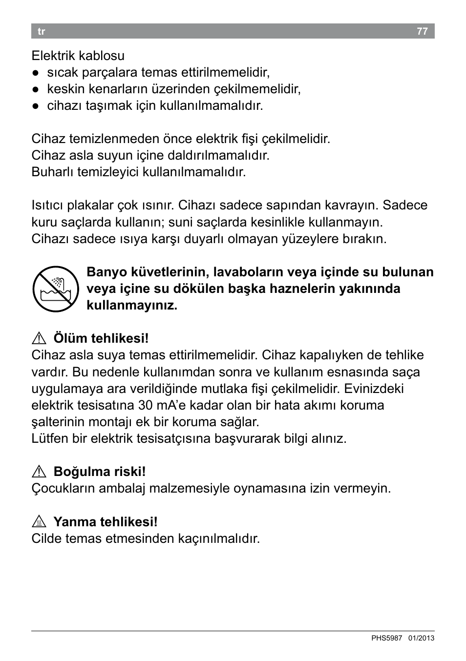Bosch PHS5987S Keratin Advance Haarglätter SYOSS Glanzversiegelungs-Fluid User Manual | Page 81 / 132