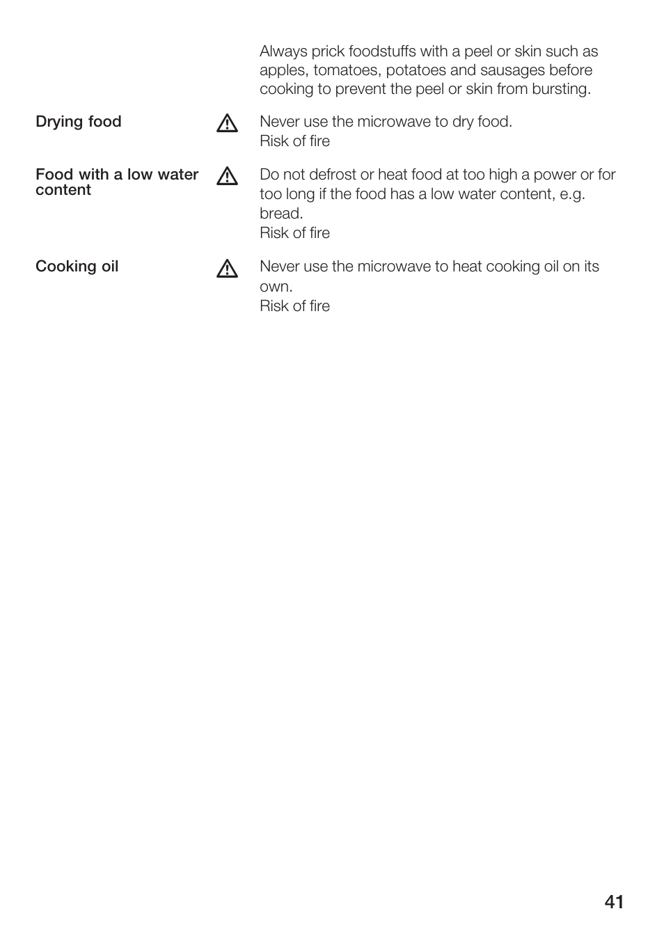 Bosch HMT72G420 - weiß Mikrowellengerät mit Grill User Manual | Page 41 / 160