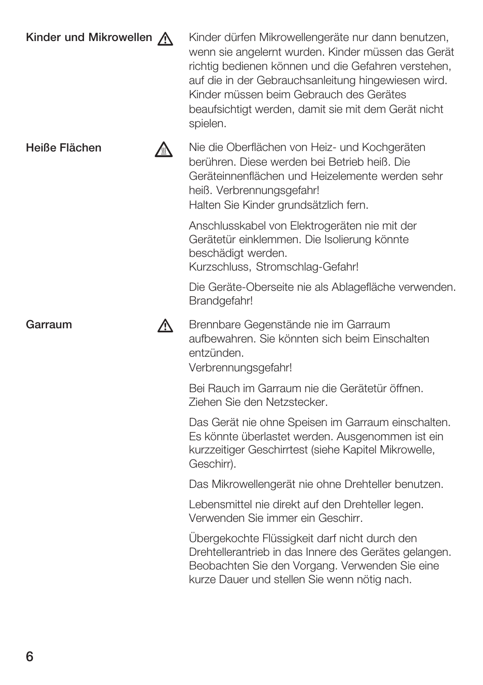 Bosch HMT72G420 - weiß Mikrowellengerät mit Grill User Manual | Page 6 / 160