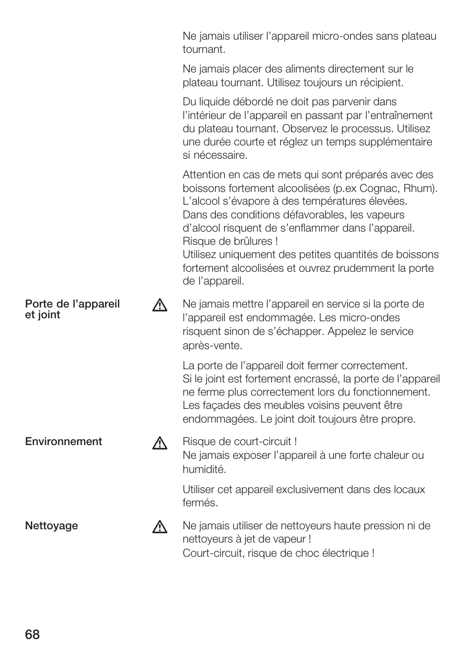 Bosch HMT72G420 - weiß Mikrowellengerät mit Grill User Manual | Page 68 / 160
