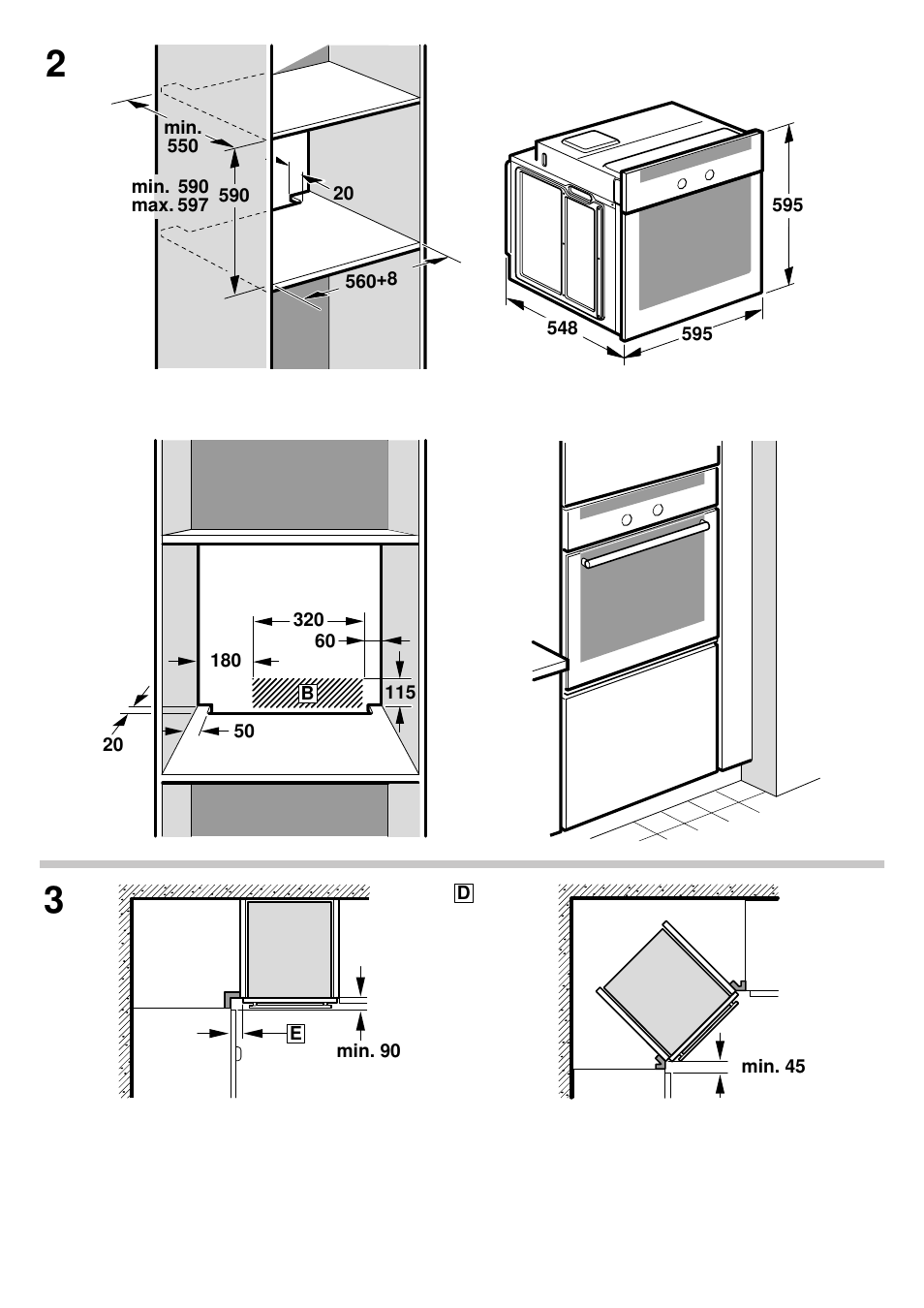 Bosch HBG38B950 Edelstahl Einbaubackofen User Manual | Page 2 / 16