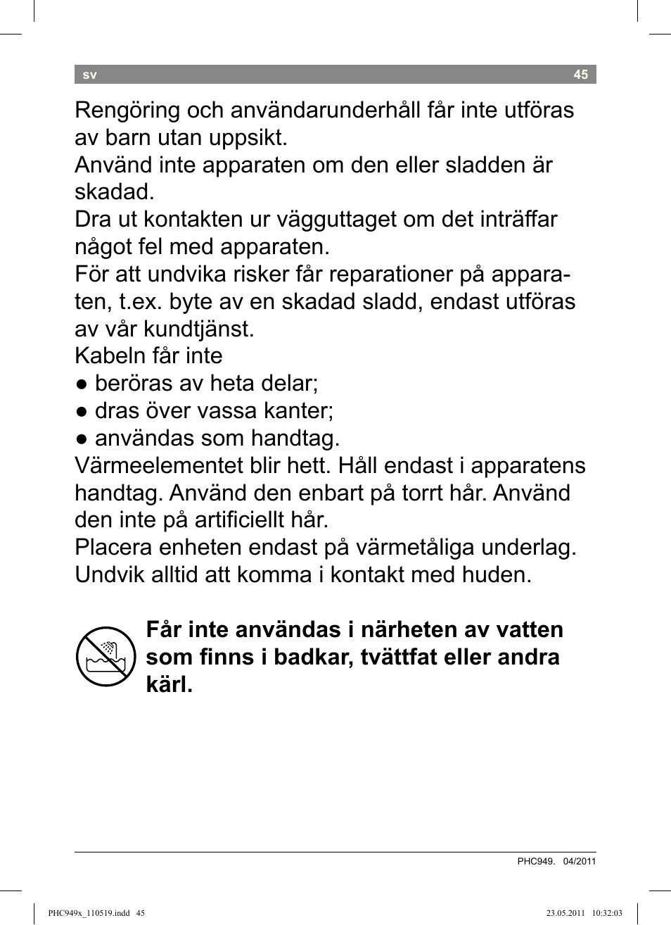 Bosch PHC9490 Lockenstab ProSalon User Manual | Page 47 / 116