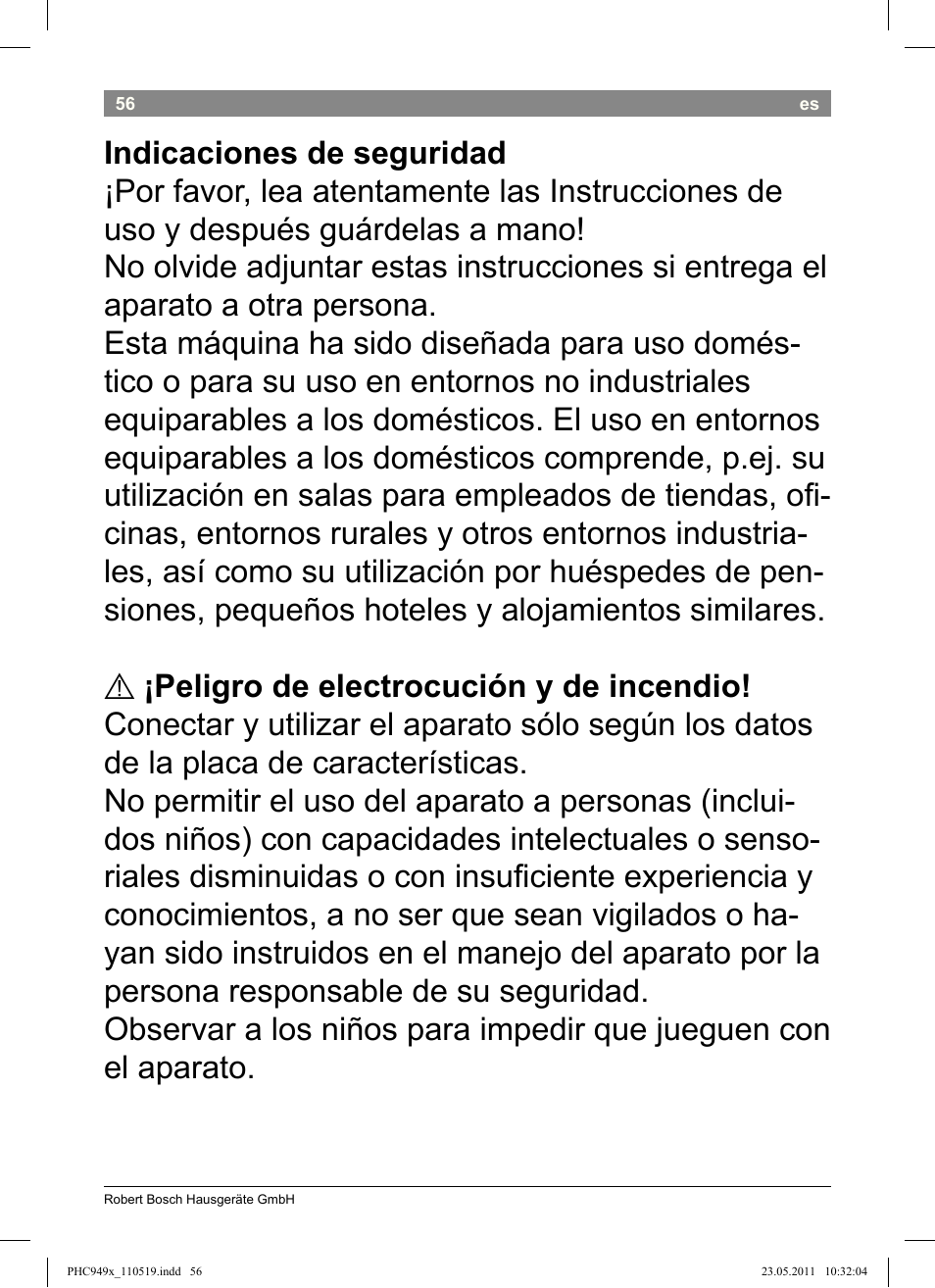 Bosch PHC9490 Lockenstab ProSalon User Manual | Page 58 / 116