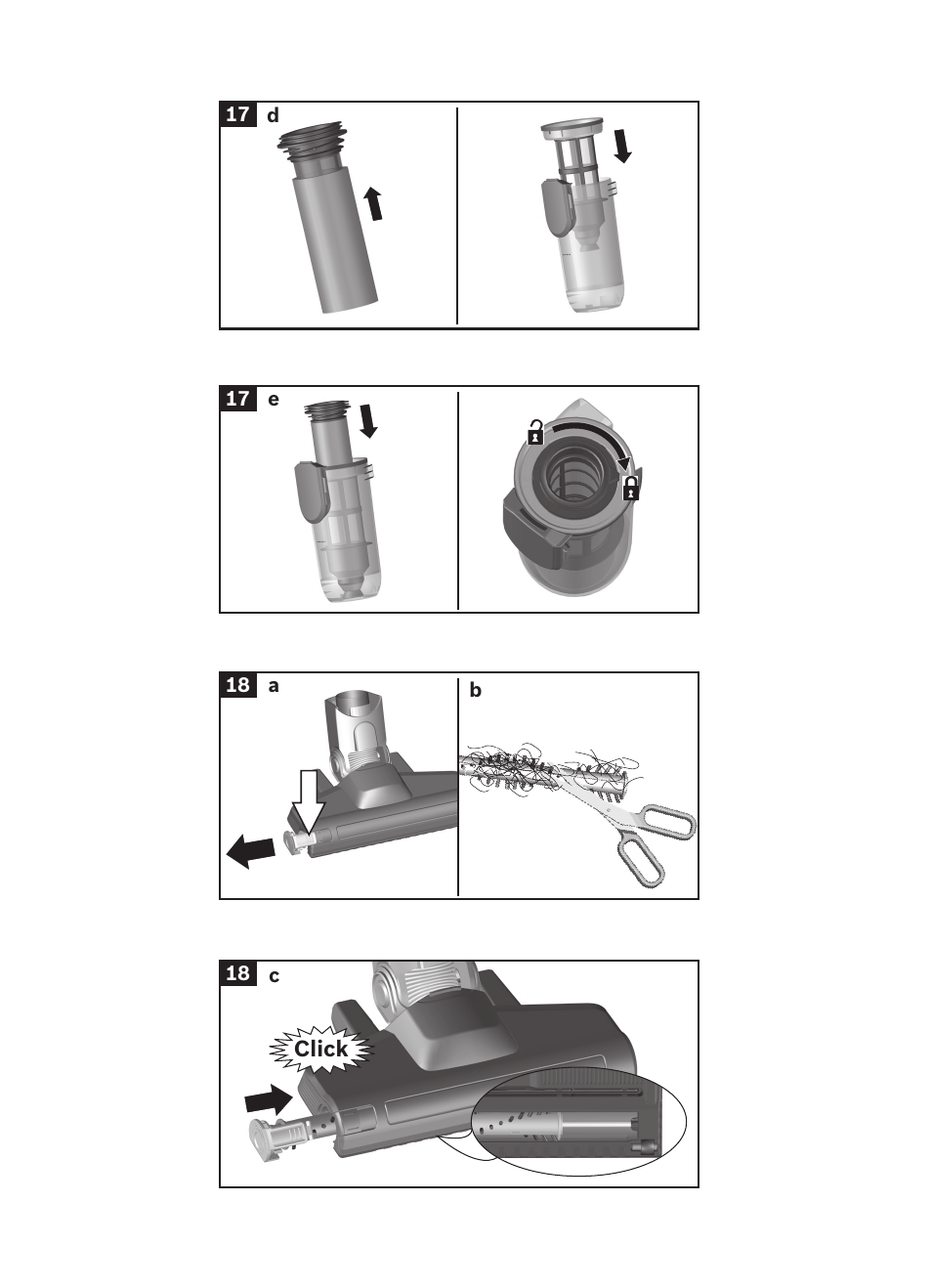 Bosch Athlet 252V Kabelloser Handstaubsauger BCH6255N1 dark navy User Manual | Page 107 / 108