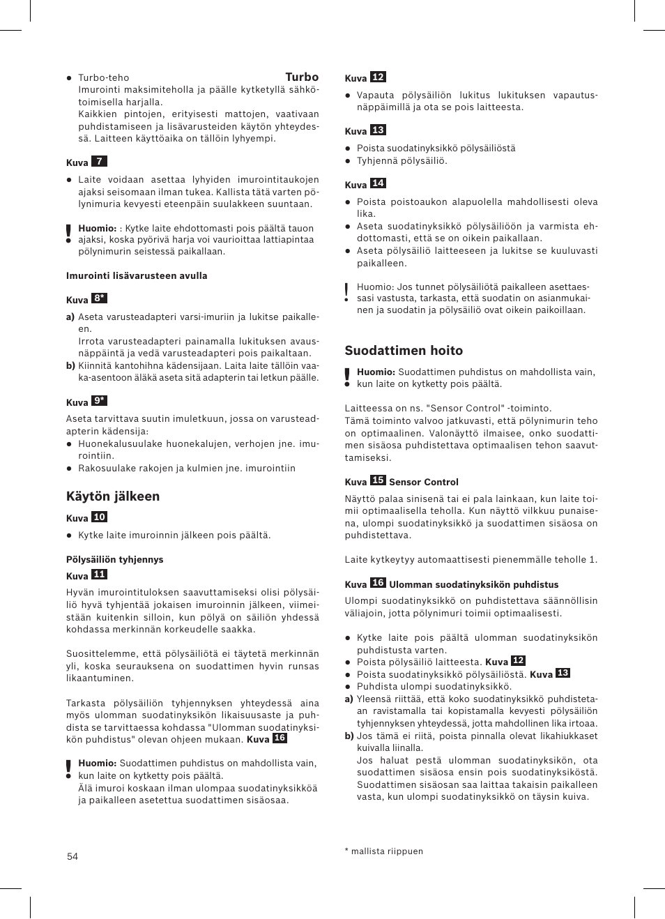 Bosch Athlet 252V Kabelloser Handstaubsauger BCH6255N1 dark navy User Manual | Page 55 / 108