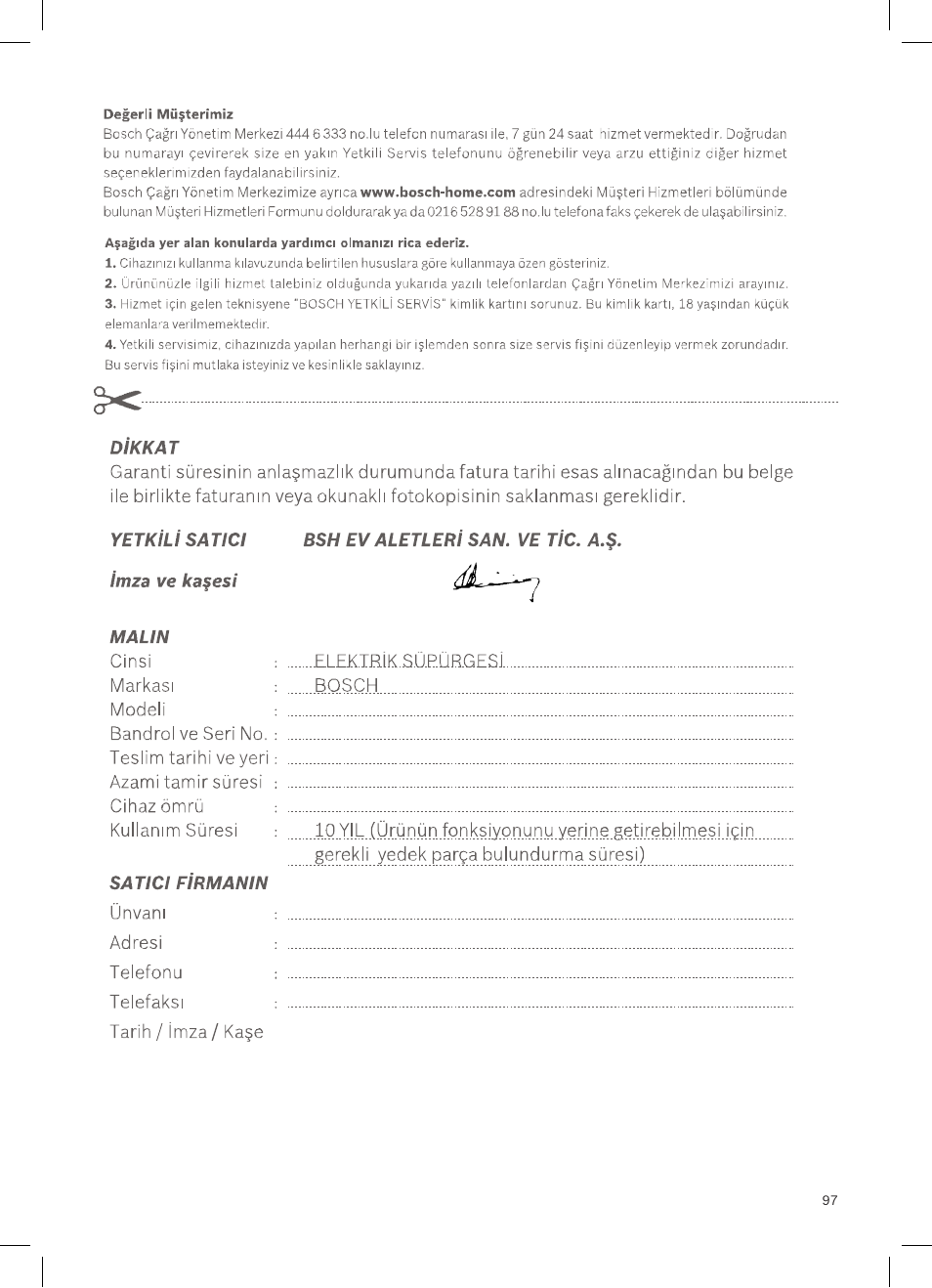 Bosch Athlet 252V Kabelloser Handstaubsauger BCH6255N1 dark navy User Manual | Page 98 / 108
