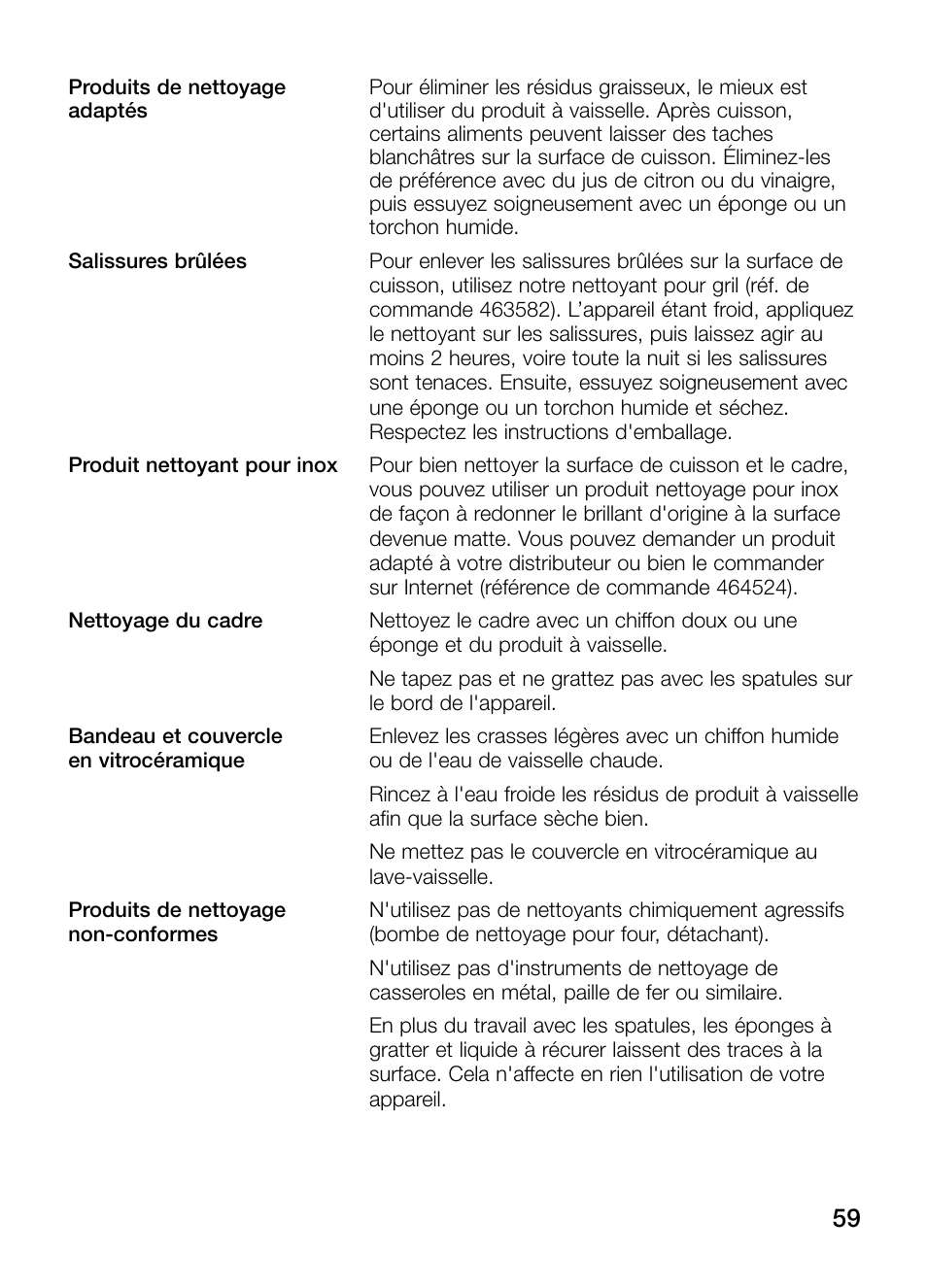 Bosch PKY475N14E Edelstahl Comfort-Profil Teppan Yaki User Manual | Page 59 / 84