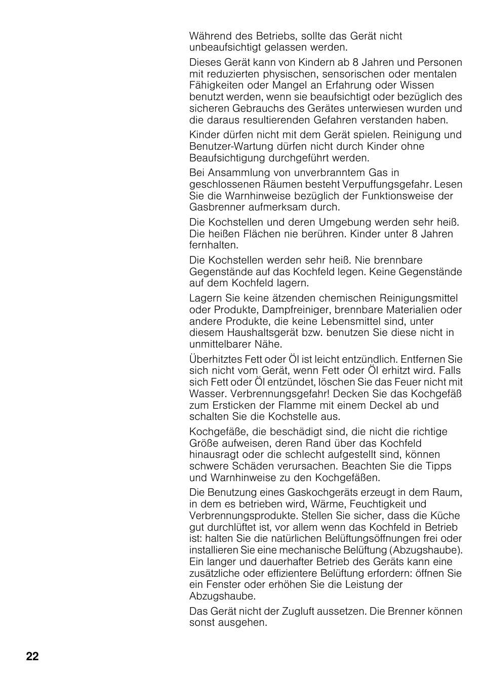 Bosch PRP626B70E Gas-Kochstelle Glaskeramik 60 cm User Manual | Page 21 / 118