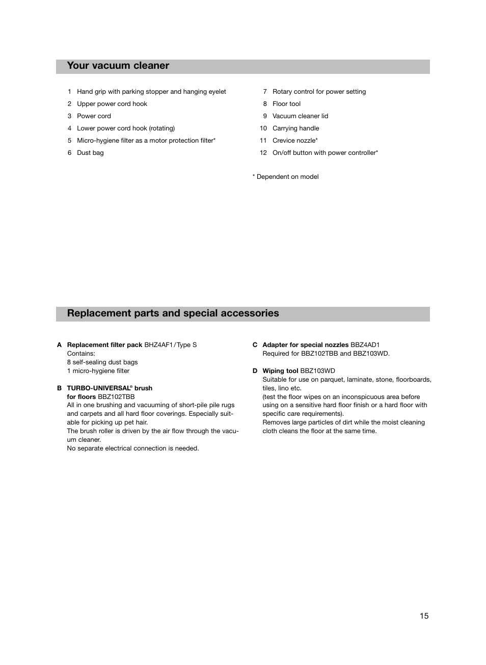 Bosch flexa Handstaubsauger BHS21600 nordkapblau-metallic User Manual | Page 16 / 35
