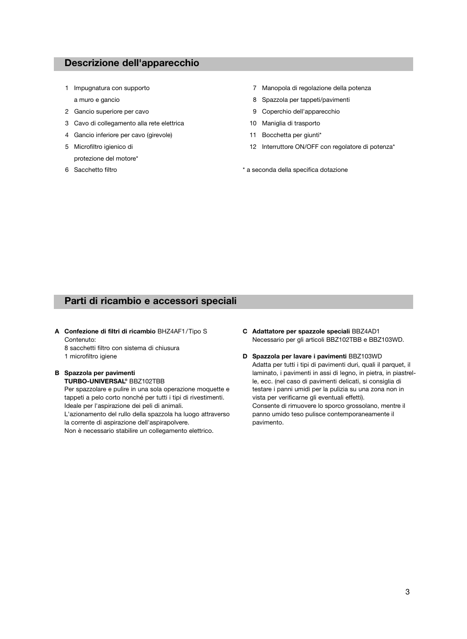 Bosch flexa Handstaubsauger BHS21600 nordkapblau-metallic User Manual | Page 4 / 35