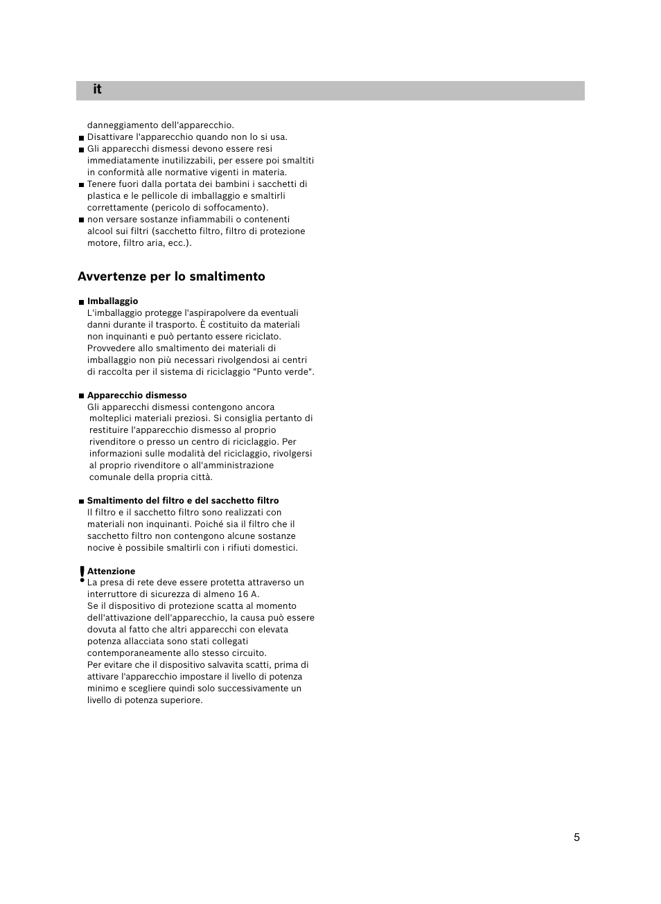 Bosch flexa Handstaubsauger BHS21600 nordkapblau-metallic User Manual | Page 6 / 35