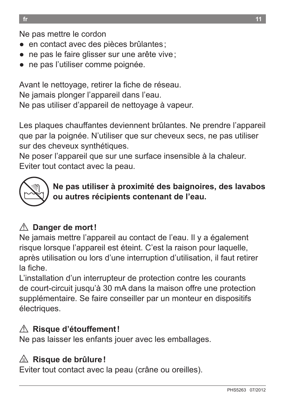Bosch PHS5263 Haarglätter BrilliantCare Quattro-Ion User Manual | Page 13 / 90