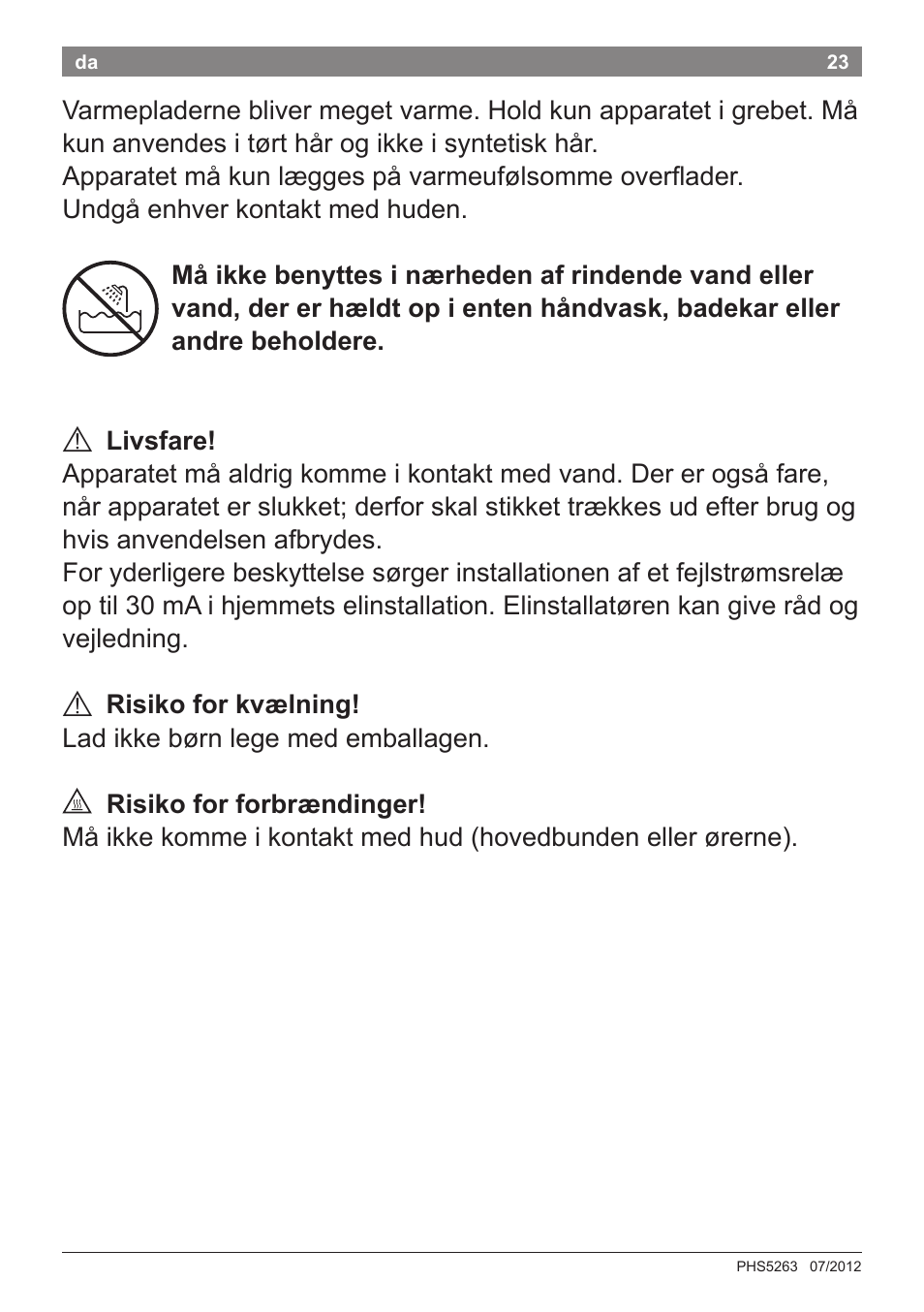Bosch PHS5263 Haarglätter BrilliantCare Quattro-Ion User Manual | Page 25 / 90