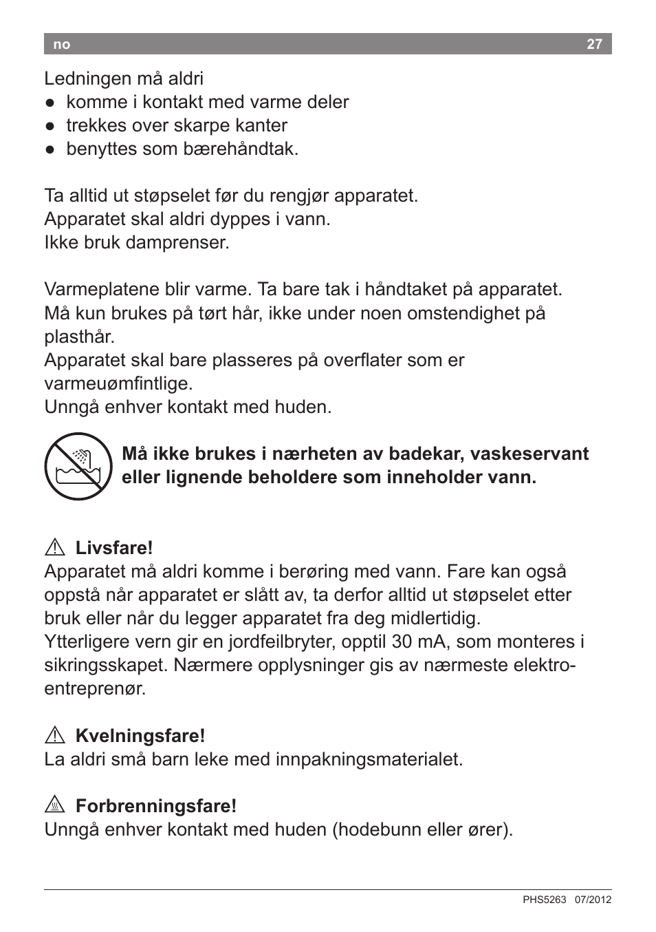 Bosch PHS5263 Haarglätter BrilliantCare Quattro-Ion User Manual | Page 29 / 90