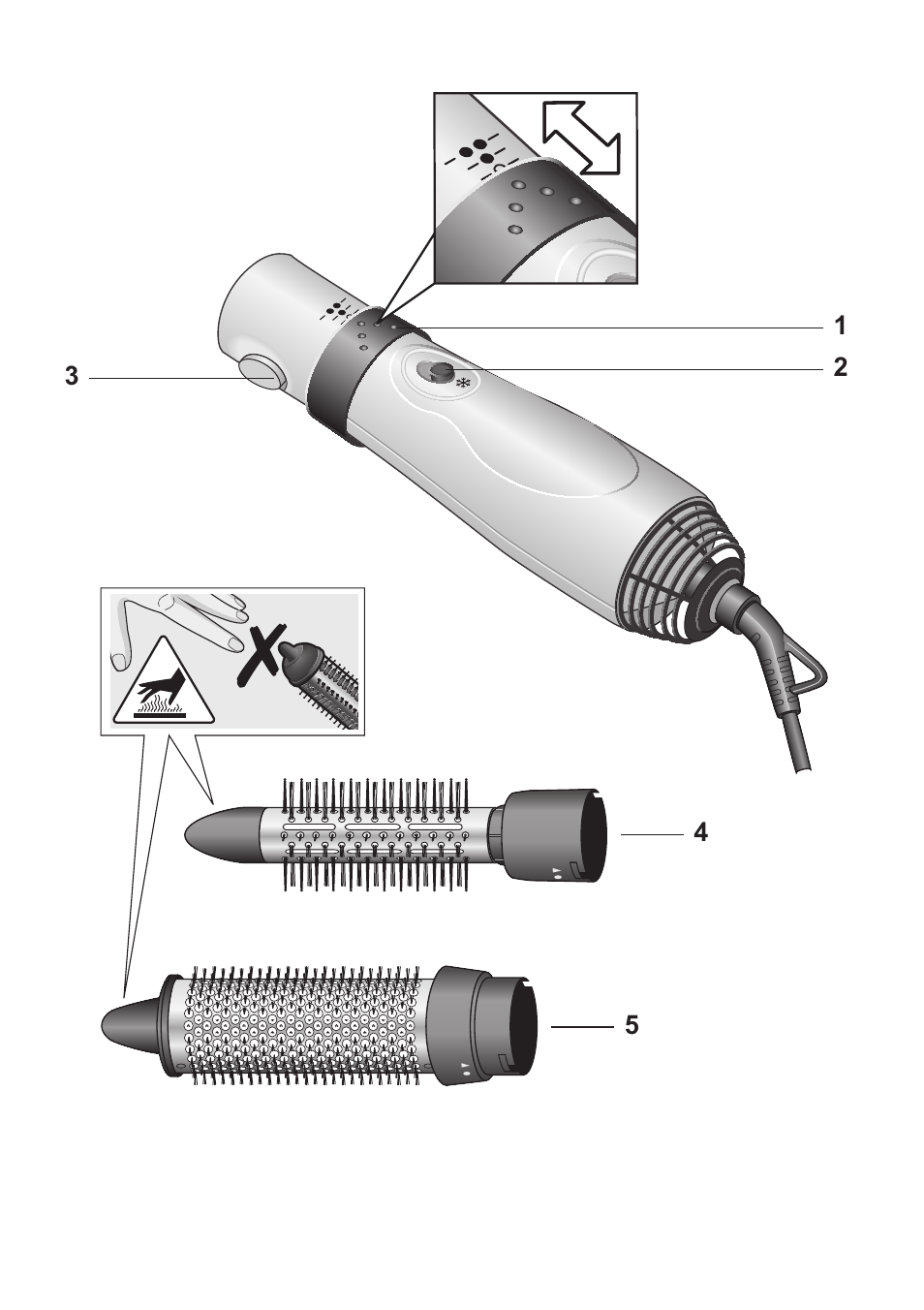 Bosch PHA2204 Warmluftstylingbürste Purple Passion User Manual | Page 3 / 84
