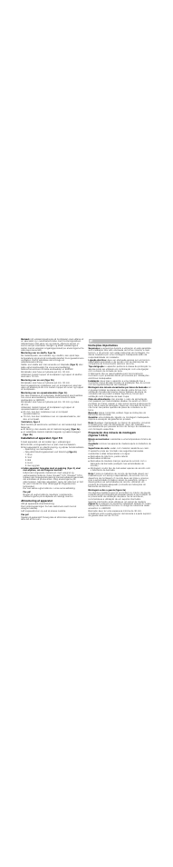 Bemærk, Montering over en skuffe, figur 2a, Montering over en ovn (figur 2b) | Montering over en opvaskemaskine (figur 2c), Ventilation, figur 4, Installation af apparatet, figur 5/6, Isæt apparatet, så det sidder lige i udskæringen, Pas på, Afmontering af apparatet, Instruções importantes | Bosch PIV601N17E flächenbündig Induktions-Kochstelle Glaskeramik User Manual | Page 9 / 16