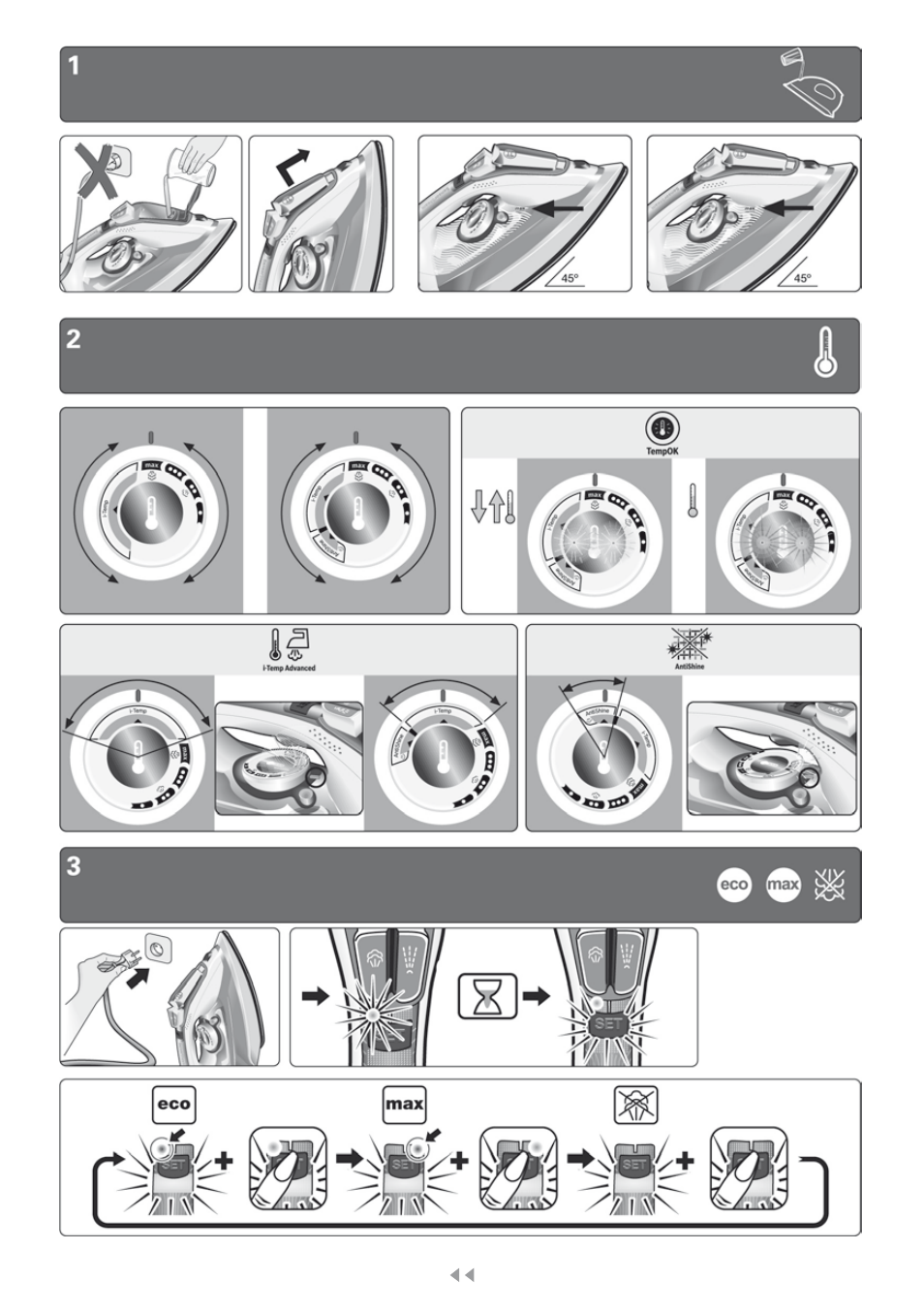 Desing 1-2-3 | Bosch Kompakt-Dampfgenerator Sensixx´x DI90 AntiShine TDI902836A magic night blue weiß User Manual | Page 3 / 188