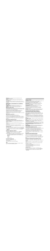 Anvisning, Montering på låda, bild 2a, Montering över ugn, bild 2b | Montering över diskmaskin, bild 2c, Ventilation, bild 3, Installera apparaten, bild 4/5, Demontera apparaten, Tärkeitä vihjeitä, Huomautus, Asennuskalusteiden valmisteleminen, kuvat 1/2/3 | Bosch PIE375N14E Edelstahl Comfort-Profil Induktions-Domino Glaskeramik User Manual | Page 10 / 13
