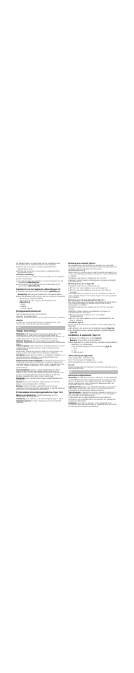 Ventilatie, afbeelding 3, Installeren van het apparaat, afbeeldingen 4/5, Aanwijzing | Het apparaat demonteren, Attentie, Vigtige henvisninger, Bemærk, Forberedelse af monteringsmøblerne, figur 1/2/3, Montering over en skuffe, figur 2a, Montering over en ovn (figur 2b) | Bosch PIE375N14E Edelstahl Comfort-Profil Induktions-Domino Glaskeramik User Manual | Page 7 / 13