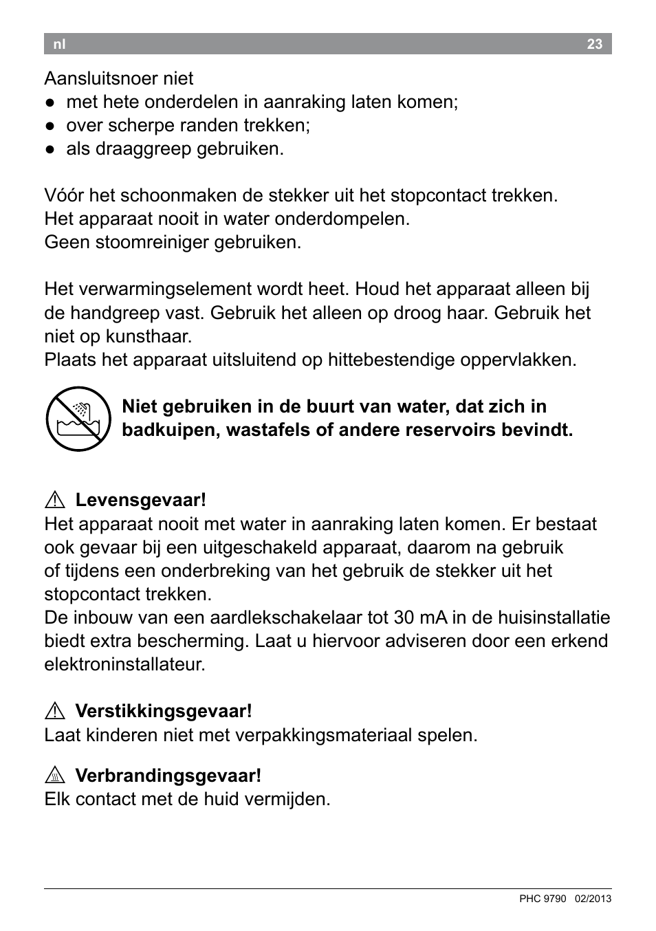 Bosch PHC9790 Lockenstab ProSalon Big Hair User Manual | Page 25 / 108