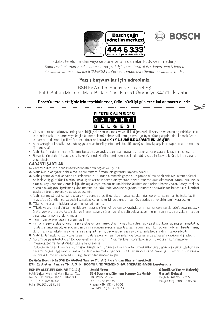 Bosch Relaxxx ProSilence66 Beutelloser Bodenstaubsauger BGS5SIL66A schwarz User Manual | Page 129 / 142